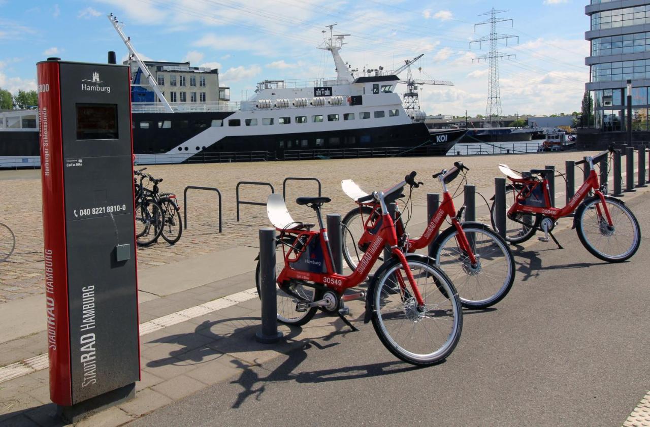 Neu! Einmaliges Loft Im Binnenhafen - Hafenblick! Hamburg Kültér fotó